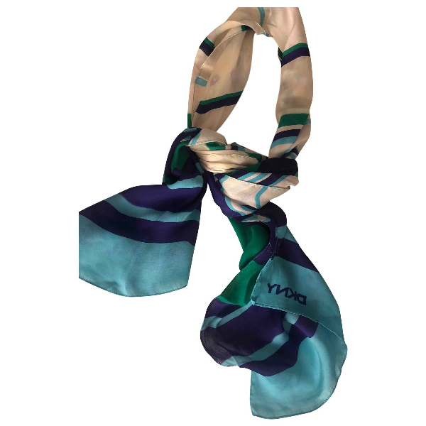 PreOwned Dkny Silk Scarf ModeSens