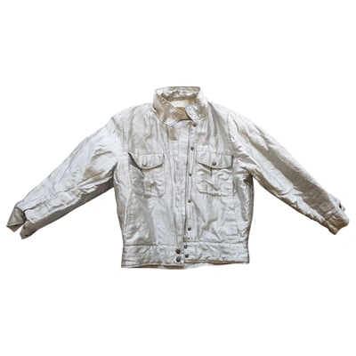 Pre-owned Christian Wijnants Silver Linen Jacket