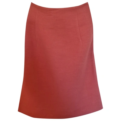 Pre-owned Marni Wool Mid-length Skirt In Pink