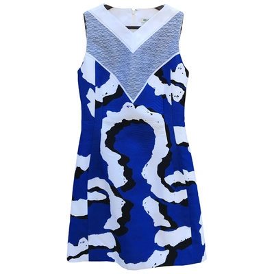 Pre-owned Kenzo Mid-length Dress In Blue
