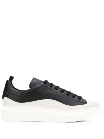 Officine Creative Krace 008 Sneakers In Black Leather
