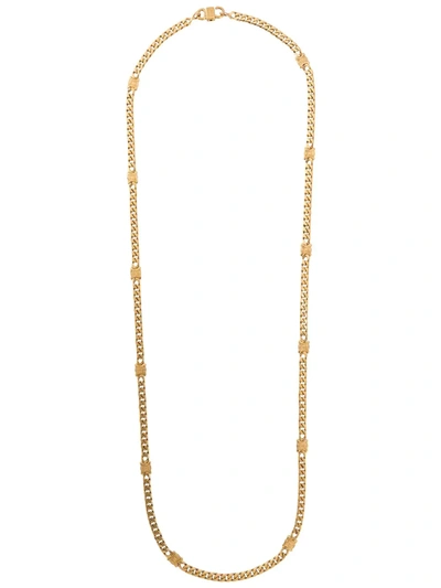 Pre-owned Celine 1970s  Chain-link Necklace In Gold