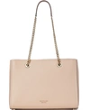 Kate Spade Small Amelia Leather Tote In Blush/gold