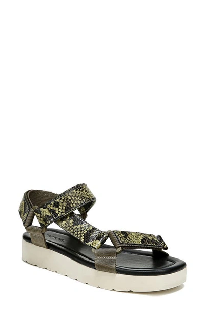 Vince Carver Sport Sandal In Military