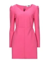 Msgm Short Dress In Fuchsia