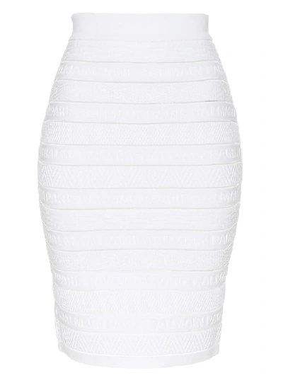 Balmain Skirt In White