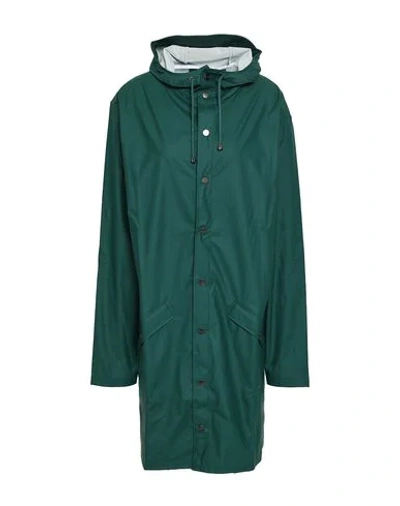 Rains Full-length Jacket In Deep Jade