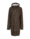 Rains Full-length Jacket In Brown