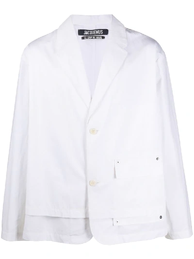 Jacquemus La Waistcoate Artichaut Jacket In White