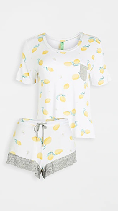 Honeydew Intimates Something Sweet Short Pajamas In Lemons