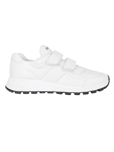 Prada Leather Sneakers In White