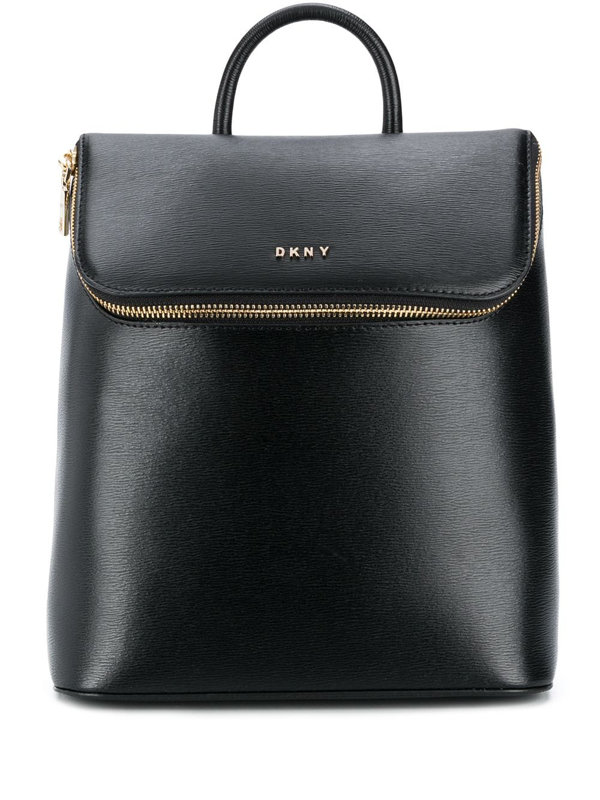 Dkny Bryant Park Leather Top Zip Backpack, Created For Macy's In Black |  ModeSens