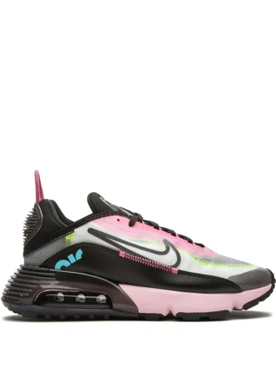 Nike Women's Air Max 2090 Casual Sneakers From Finish Line In White,pink Foam,lotus Pink,black