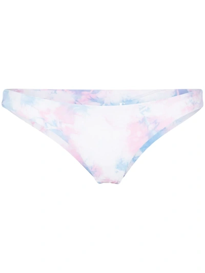 Frankies Bikinis Ryan Tie-dye Bikini Bottoms In Pink