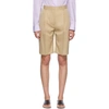 The Row Marco Knee-length Shorts In Beige