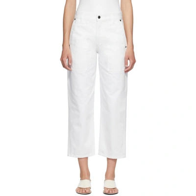 The Row White Hester Jeans In Wht White