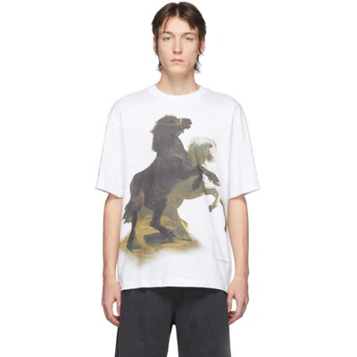 Acnestudios Extorr Horse-print Cotton T-shirt In Horse-print T-shirt