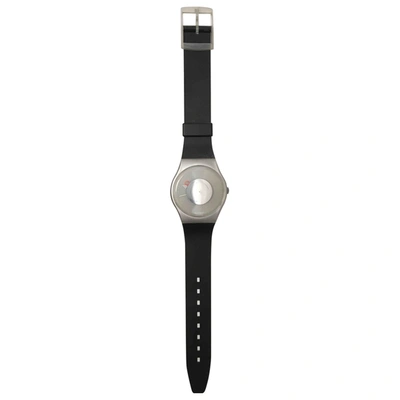 Pre-owned Swatch Watch In Black