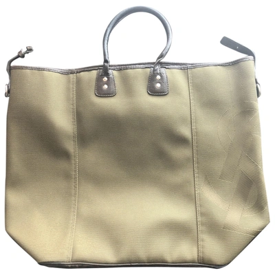 Pre-owned Saint Laurent Cloth Handbag In Green