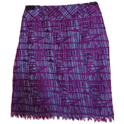 Pre-owned Christian Lacroix Mid-length Skirt In Purple