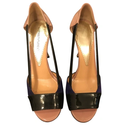 Pre-owned Emporio Armani Patent Leather Heels