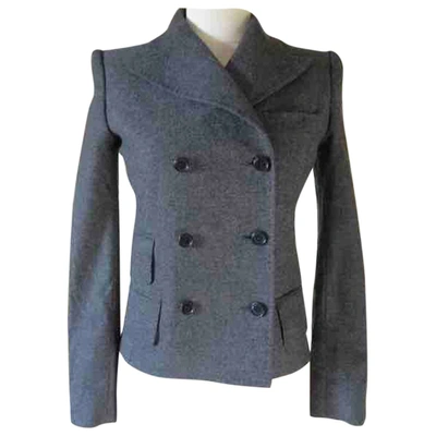 Pre-owned Dolce & Gabbana Wool Blazer In Grey