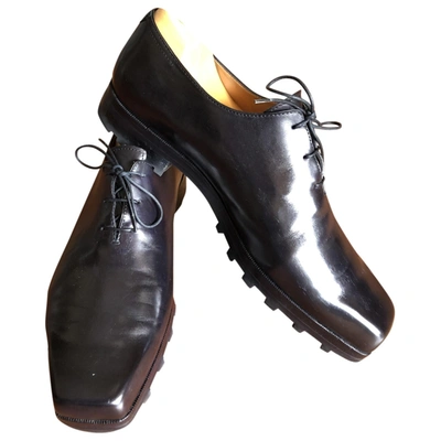 Pre-owned Berluti Black Leather Lace Ups