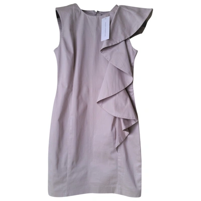 Pre-owned French Connection Mini Dress In Beige