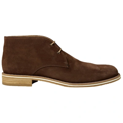 Pre-owned Tod's Brown Suede Boots