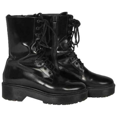 Pre-owned Maje Fall Winter 2019 Black Boots