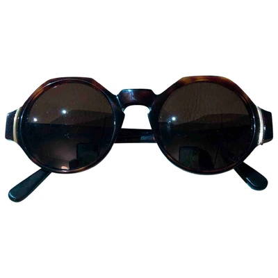 Pre-owned Pierre Balmain Brown Sunglasses