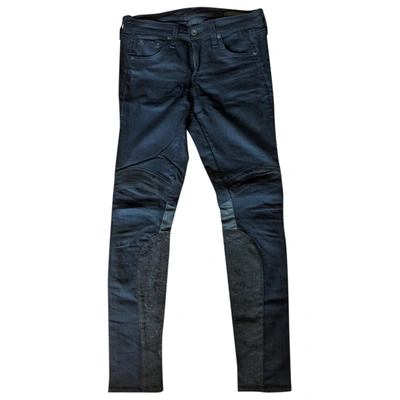 Pre-owned Rag & Bone Slim Jeans In Blue