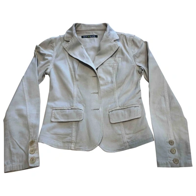 Pre-owned Dkny Beige Cotton Jacket