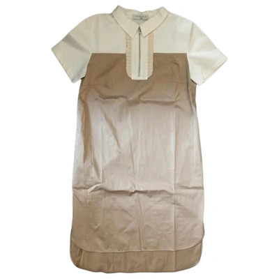 Pre-owned Sandro Spring Summer 2020 Mini Dress In Beige