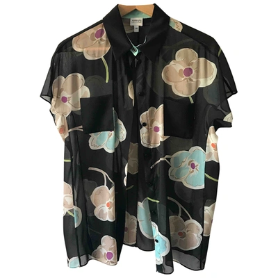 Pre-owned Armani Collezioni Silk Blouse In Multicolour