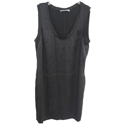 Pre-owned Marella Silk Mid-length Dress In Anthracite