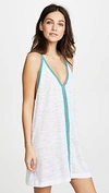 Pitusa Mini Swim Cover-up Dress In White