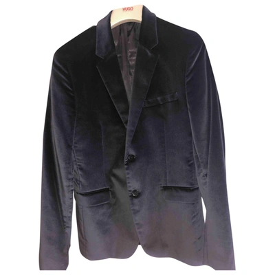 Pre-owned Theory Waistcoat In Navy