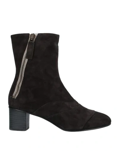 Chloé Ankle Boots In Grey