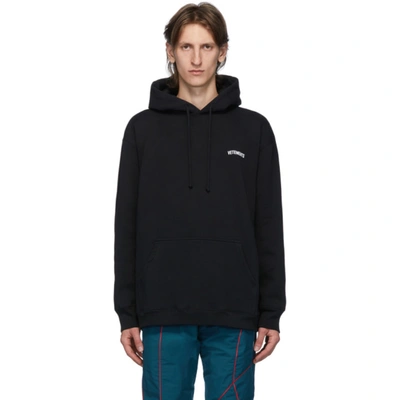 Vetements Kapuzenpullover Mit Logo-print In Black