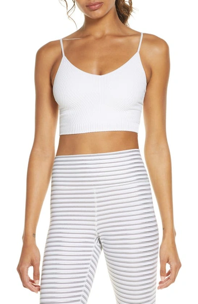 Spiritual Gangster Row Cropped Camisole In White