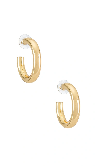Baublebar Dalilah Medium Tube Hoop Earrings In Gold
