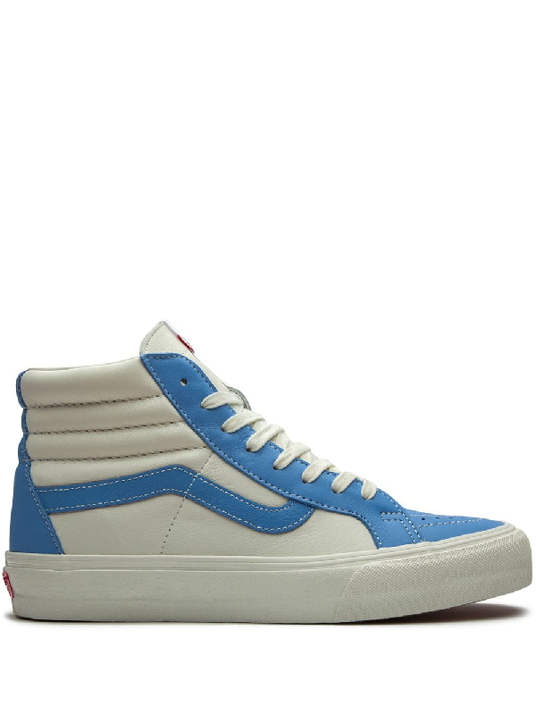 vans sk8 hi reissue white leather