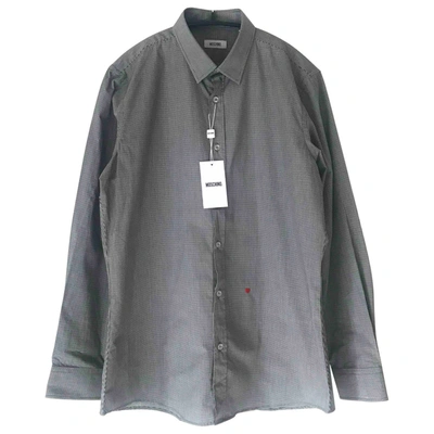 Pre-owned Moschino Shirt In Grey