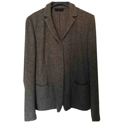 Pre-owned Burberry Cashmere Blazer In Beige