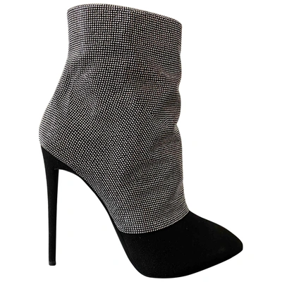 Pre-owned Giuseppe Zanotti Ankle Boots In Black
