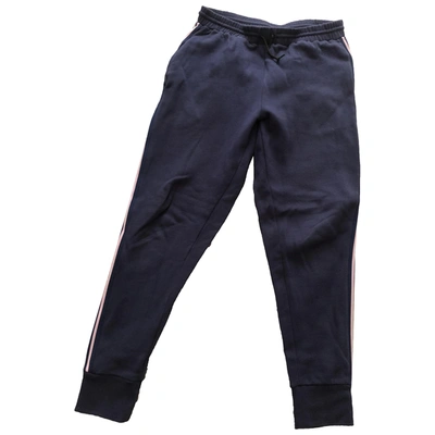 Pre-owned Etre Cecile Trousers In Blue