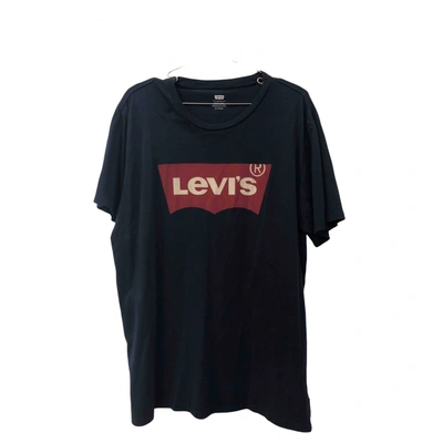 Pre-owned Levi's Blue Cotton T-shirts