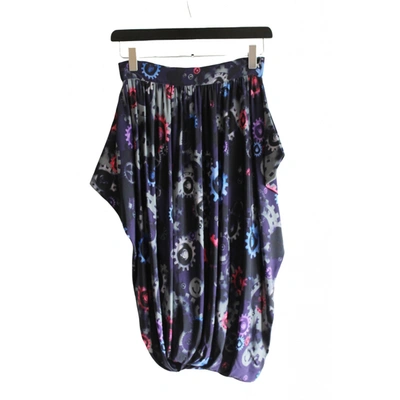 Pre-owned Mcq By Alexander Mcqueen Mini Skirt In Purple