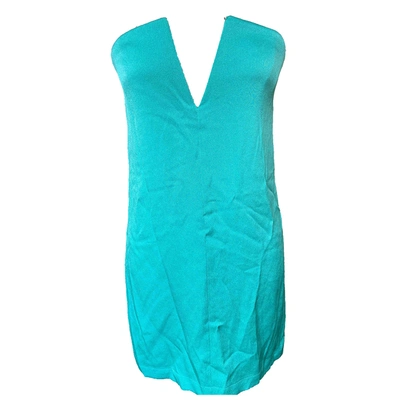 Pre-owned Bcbg Max Azria Mini Dress In Blue